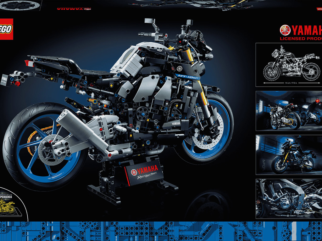 【旺角展出】神還原 Yamaha 系列電單車經典味道 LEGO 推出Yamaha MT-10 SP 鐵騎盒組 