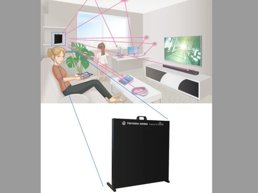 豐田合成擬推新無線充電系統 為 5 至 10 米內之電子產品補給電量