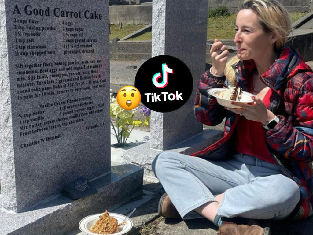 TikTok 掀熱潮 還原墓碑食譜成品祭拜亡者