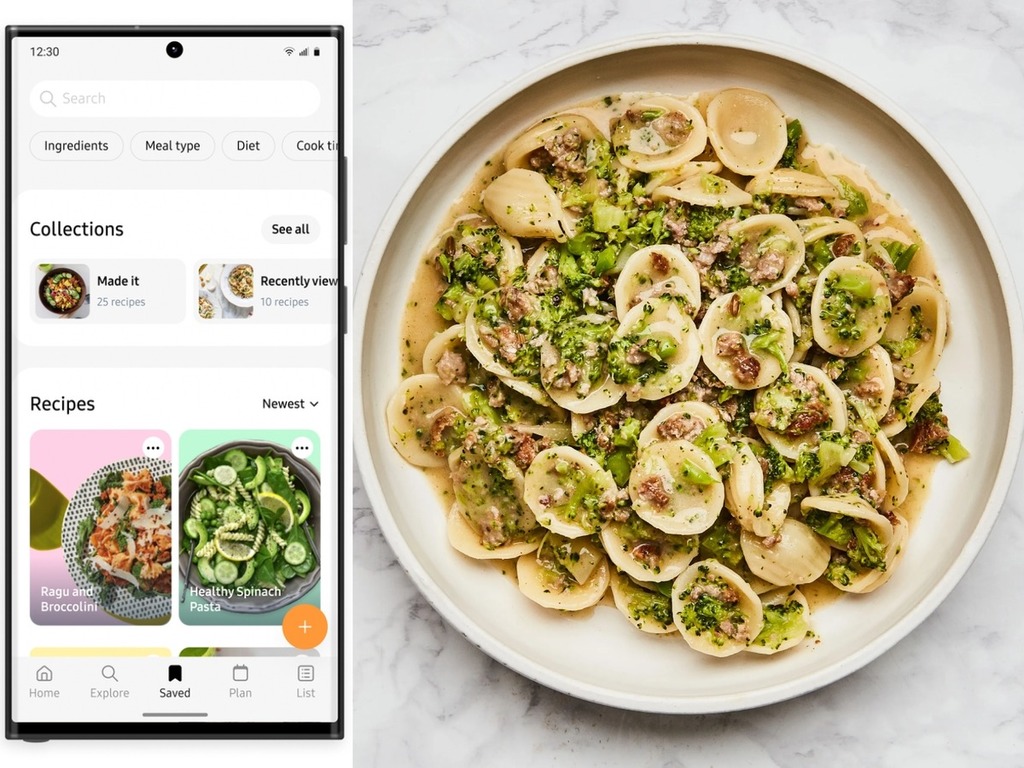 Samsung Food App 登場 設個人化食譜且可用 AI 幫忙更改