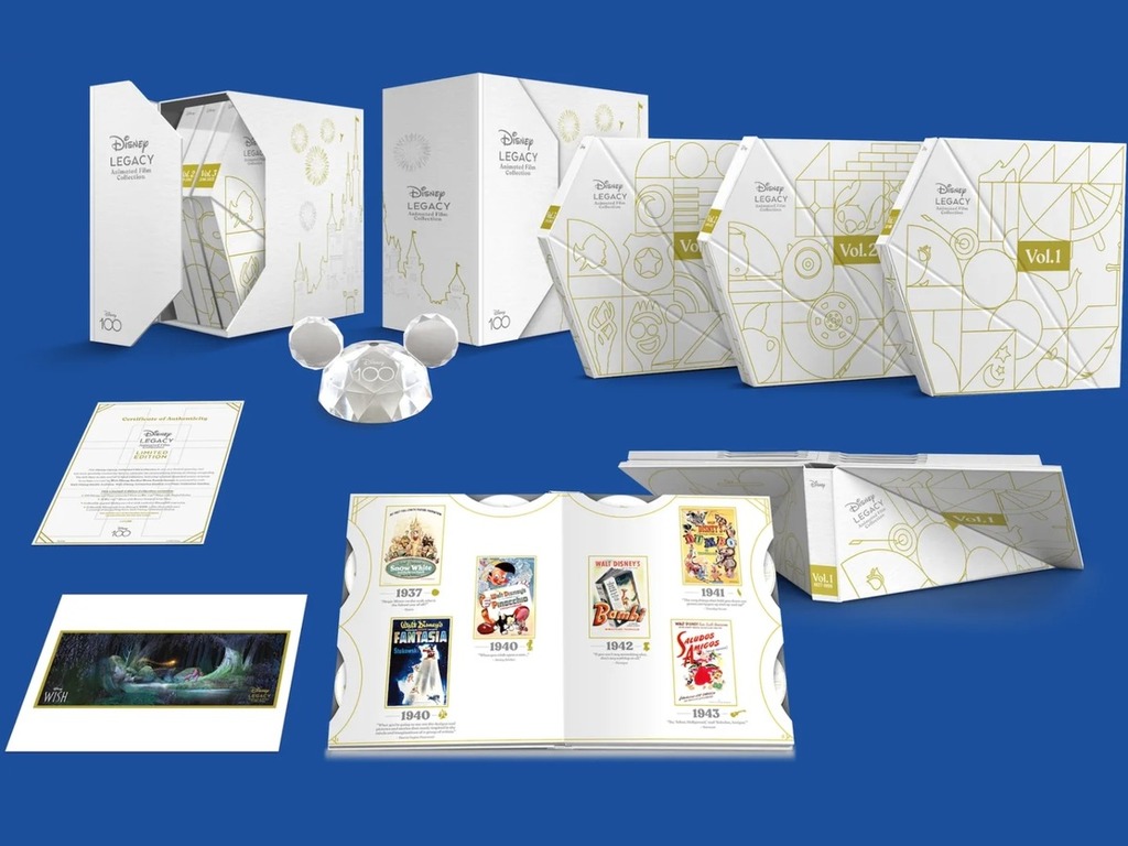 迪士尼 Disney Legacy Animated Film Collection 藍光影碟套裝 11 月上市盛惠 1500 美元