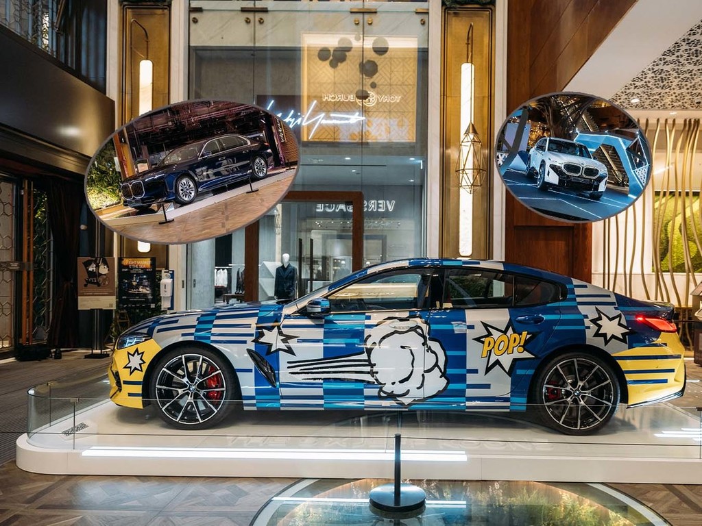 BMW THE 8 X JEFF KOONS 抵港展出 聯同全新 i7、XM 亮相 K11 Muse