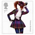 英國推出一套 10 枚時裝紀念郵票