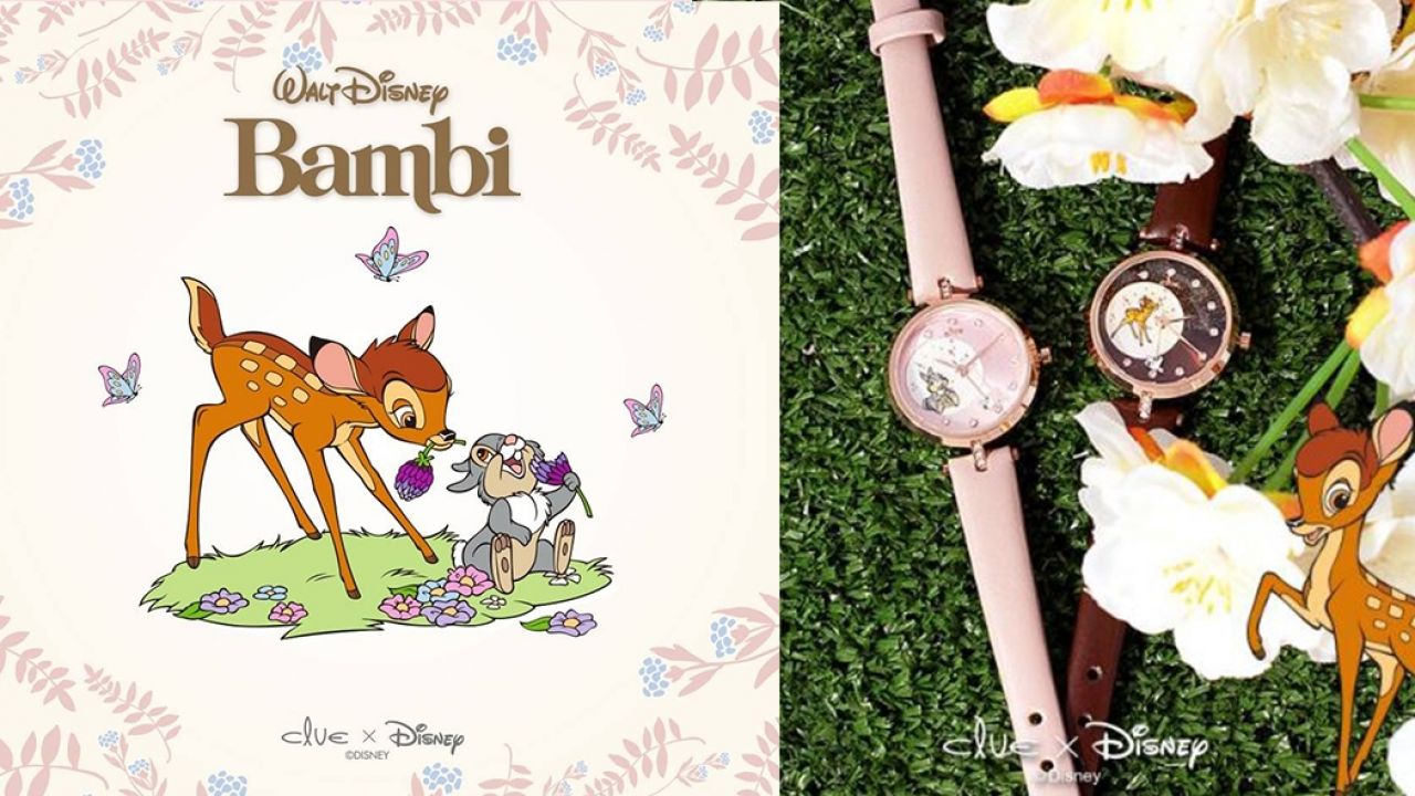 小鹿斑比配玫瑰金飾物！韓國CLUE聯乘迪士尼推出Bambi Collection