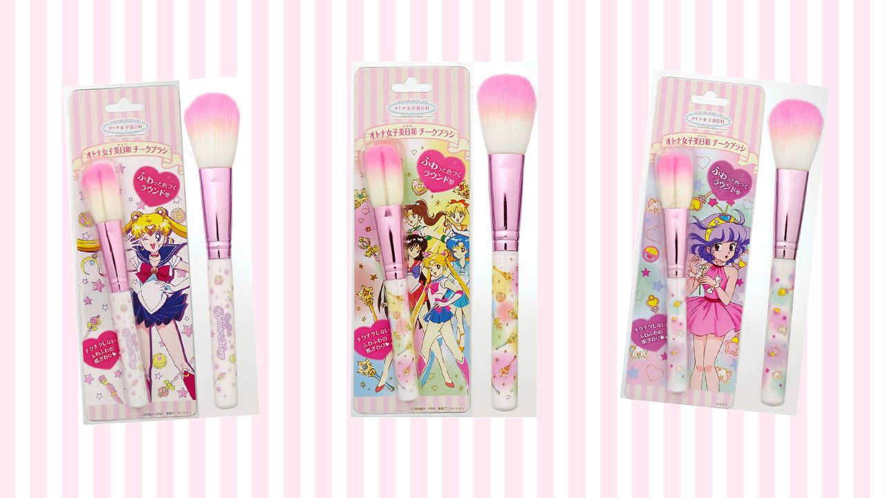 日本粉色美少女戰士化妝掃！另附潤唇膏新品預告