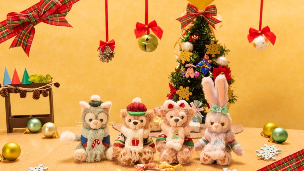 2018年節日版Duffy&Friends ！東京迪士尼海洋限定聖誕精品