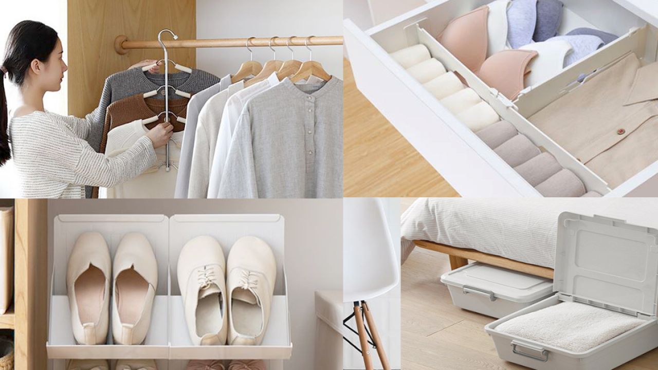 【淘寶】善用櫃桶分隔板+床下底空間！18件淘寶衣物收納好物推介！