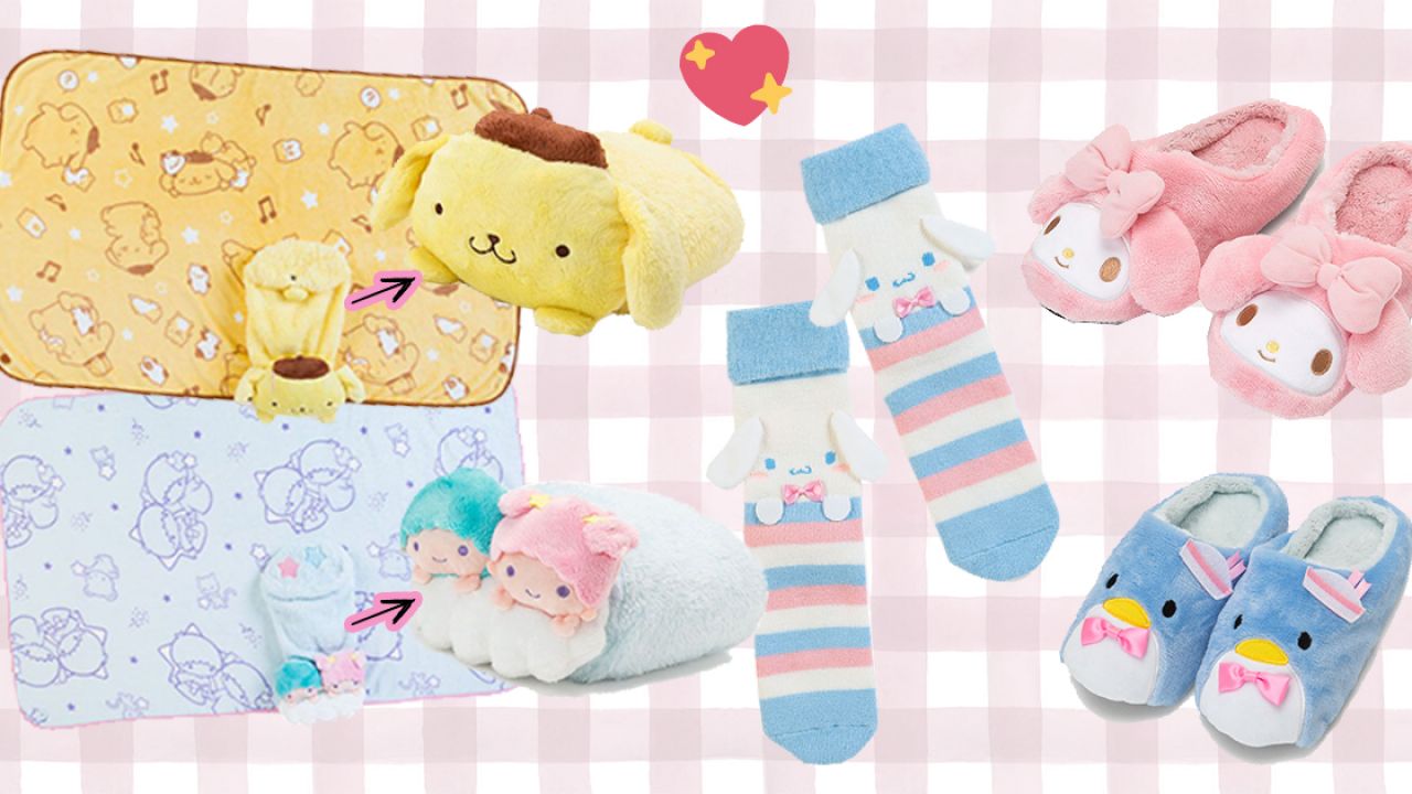 保暖毛氈連攬枕、拖鞋、襪子！日本Sanrio Characters 秋冬雜貨