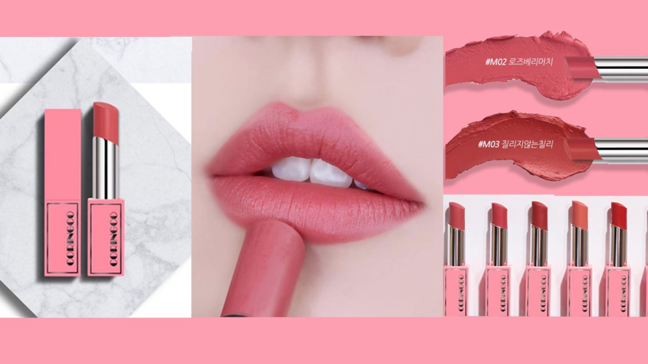 【韓國化妝品】妝感柔霧、同時保濕滋潤！CORINGCO推出8款超美玫瑰色唇膏