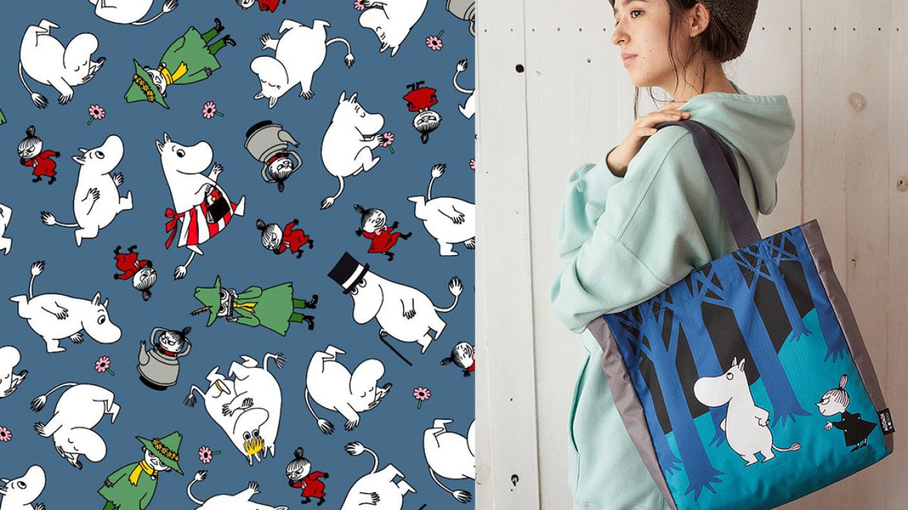 大容量化妝袋/背囊！可愛漫畫圖案！日本LeSportsac推出姆明袋款