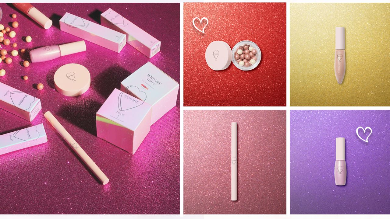 【日本化妝品】粉紅包裝！blingbling化妝品！日牌WHOMEE新推限量化妝品系列！