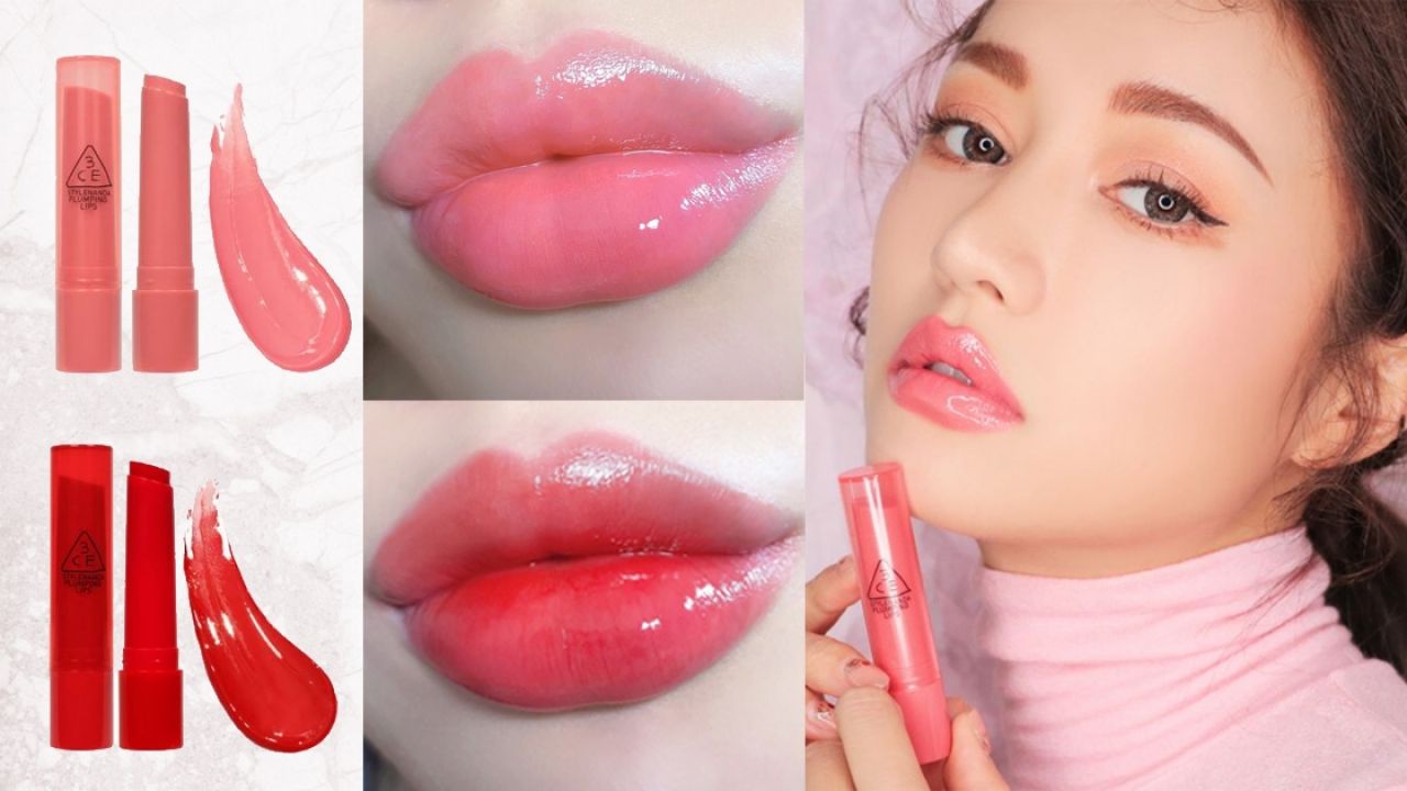 3CE推出5色PLUMPING LIPS！滋潤豐唇效果+粉嫩唇色！
