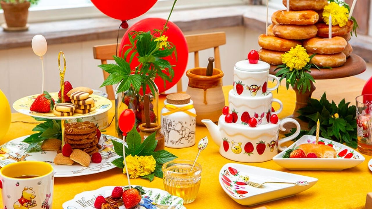 草莓蛋糕造型茶具+汽球圖案！日本Afternoon Tea推出限定小熊維尼系列雜貨