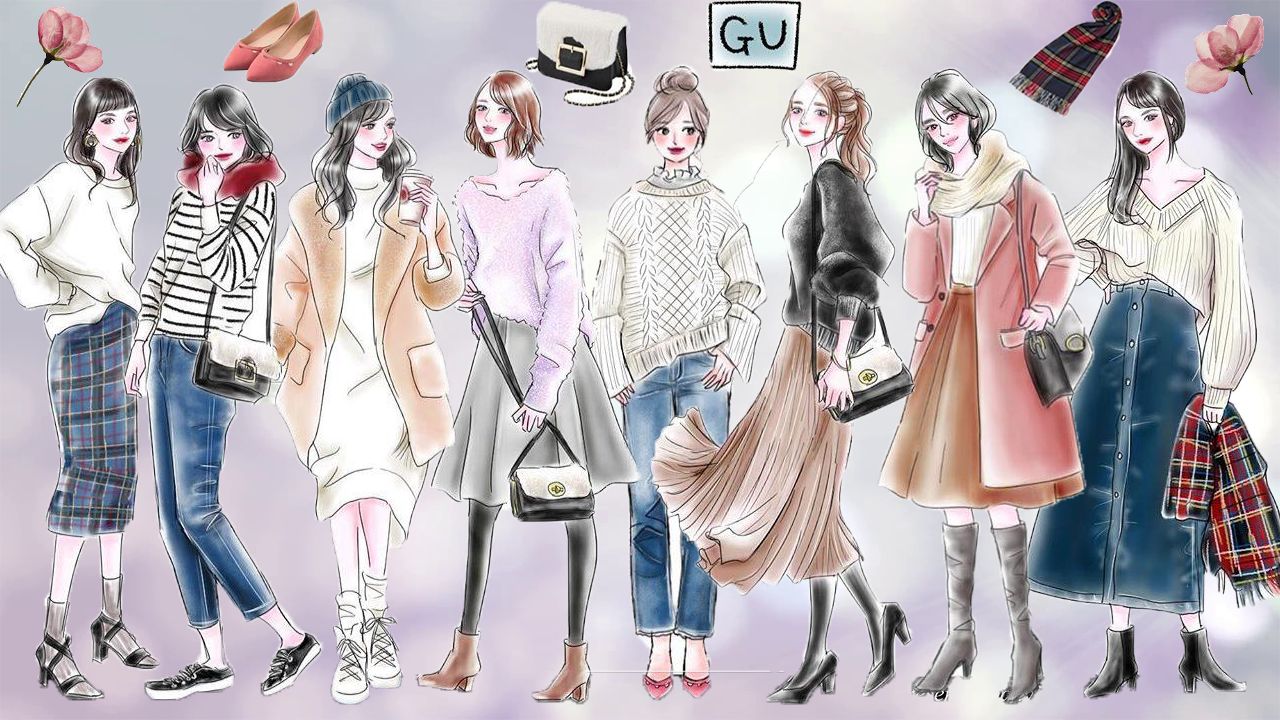 跟日本插畫家學8款穿搭！衣服、鞋子、手袋全都是GU