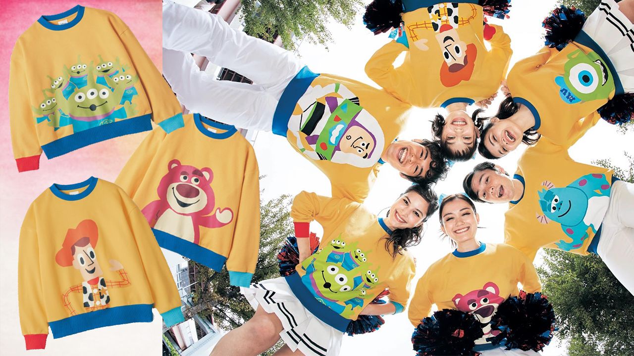 日本Belle Maison推出Pixar衛衣！胡迪、三眼仔、勞蘇等角色登場
