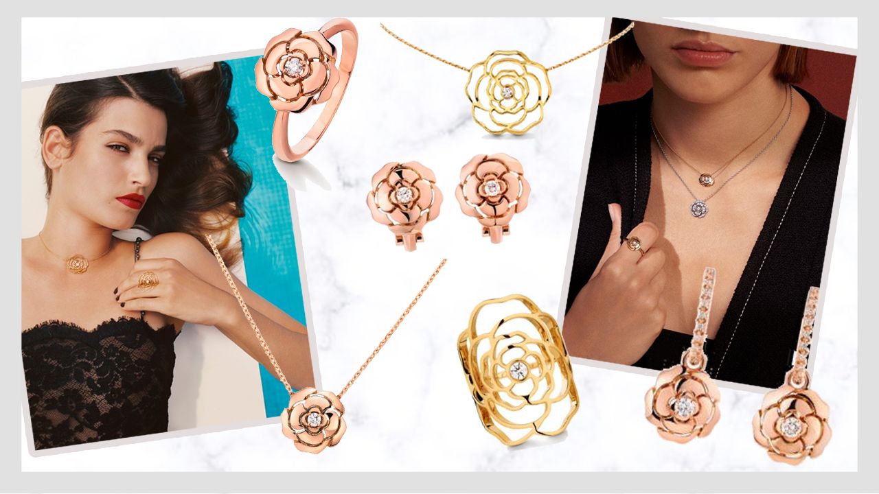 CHANEL飾物系列推出新商品！玫瑰金色＆簡約美觀款式！以花朵圖案為主題！