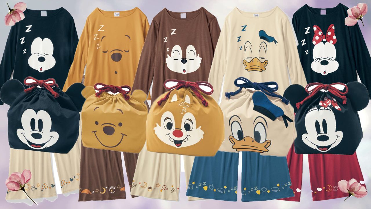 日本Belle Maison推出迪士尼睡衣套裝！與閨蜜旅行時裝扮成Chip 'n' Dale、唐老鴨、小熊維尼！