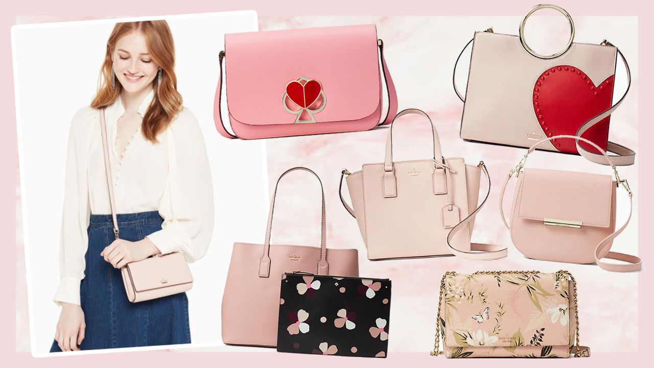 【情人節2019】讓人著迷的心形和葵扇圖案！全部港元4000以下！10個Kate Spade粉紅色系袋款推介！ 