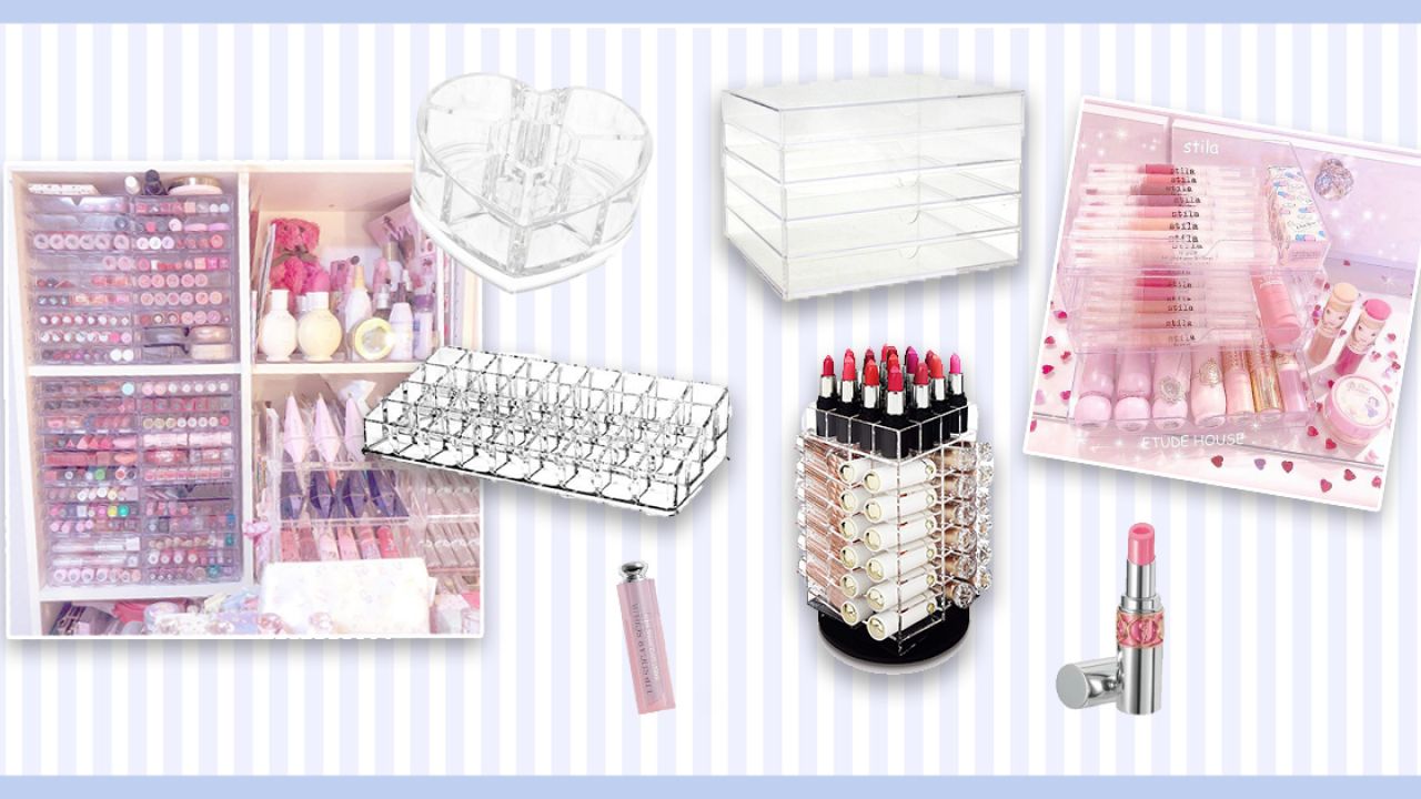 日本Amazon透明唇膏收納架推介！按品牌、體積分類！內附整理tips！