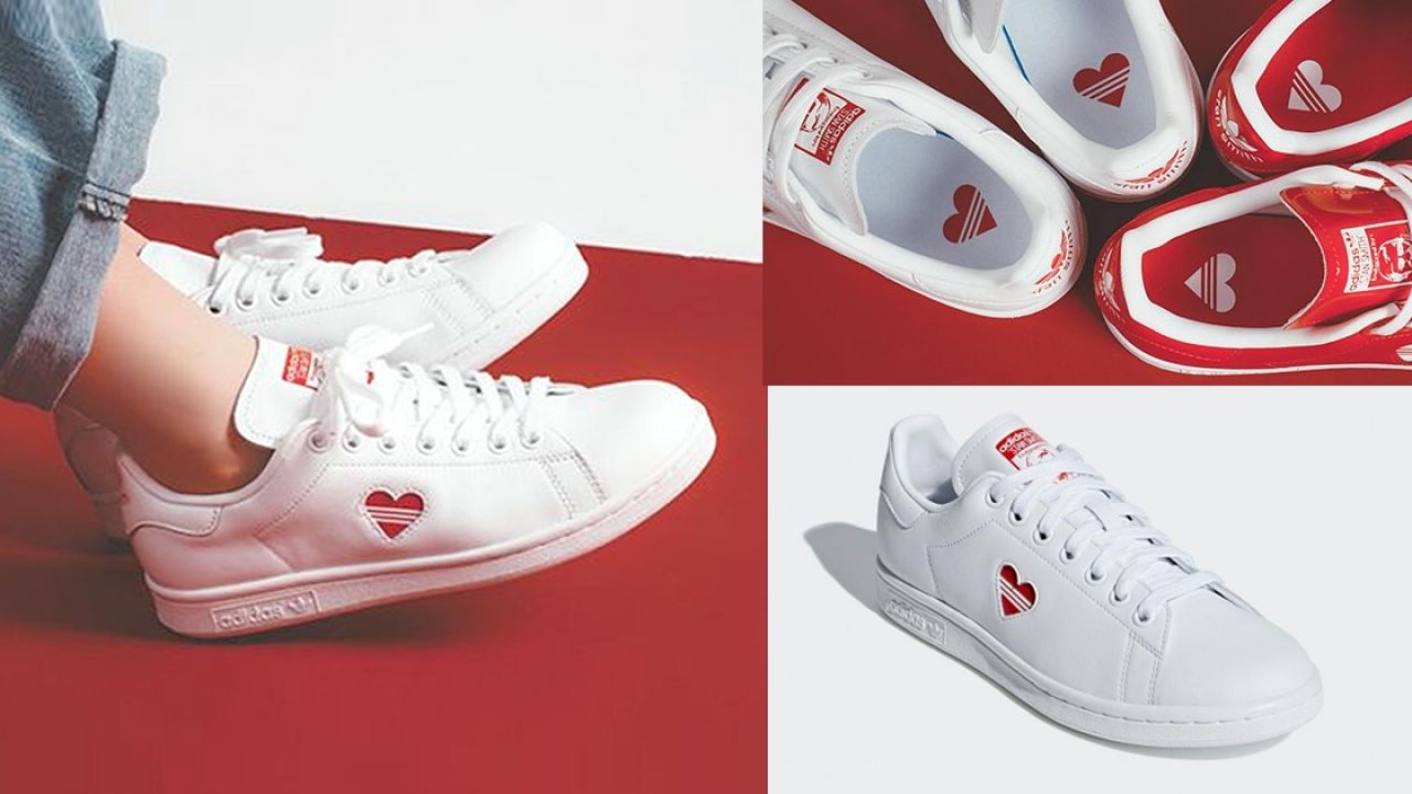 【情人節2019】adidas Stan Smith推出情人節愛心系列！可愛心形配白色波鞋！送禮之選！