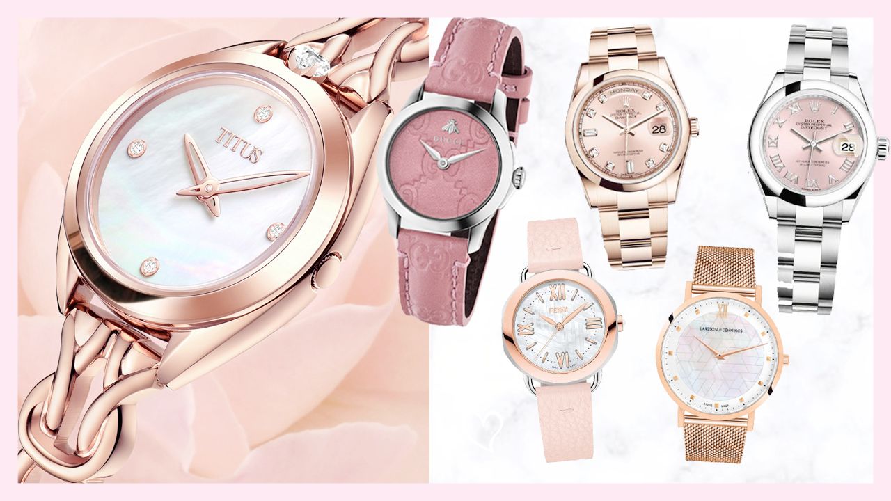 【手錶】ROLEX、GUCCI、Solvil et Titus！精選10款粉紅&玫瑰金色系名牌手錶！
