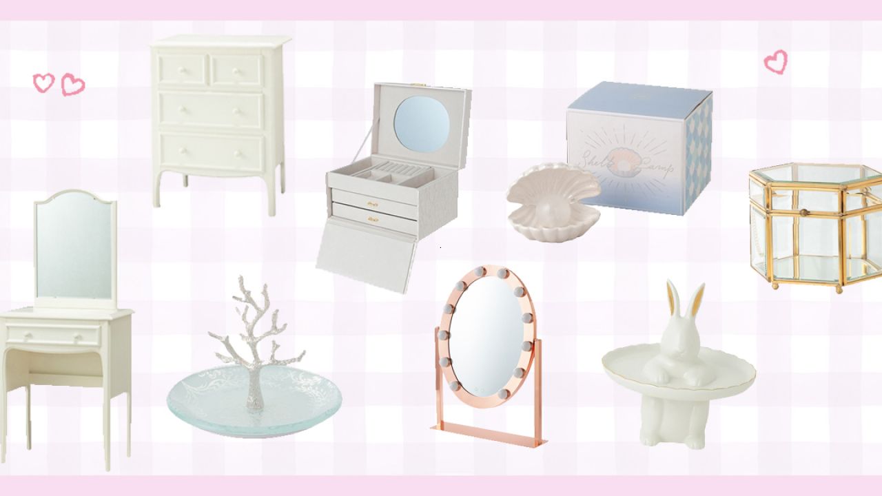 【新年2019】Francfranc少女風傢俱擺設合集！新年改造房間！鏡子、收納盒、飾物架！