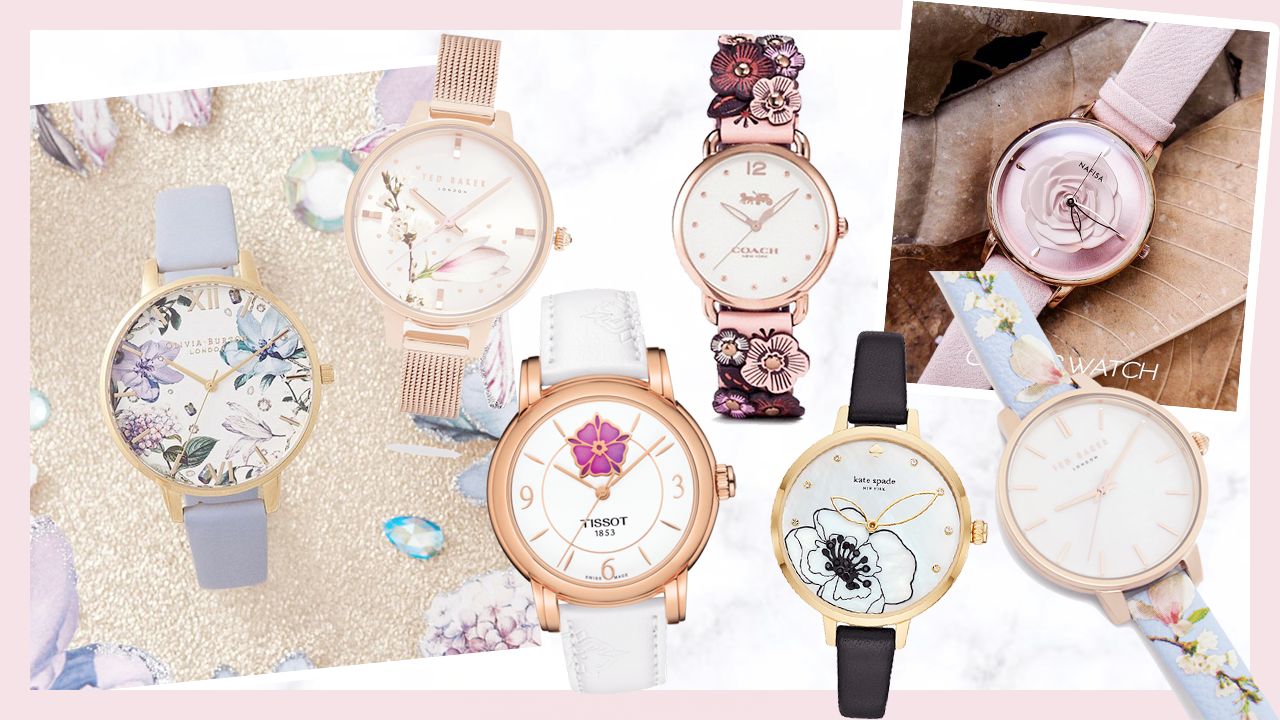 【手錶】DIOR、GUCCI、COACH！如置身花園中！10款浪漫花朵圖案手錶推介！