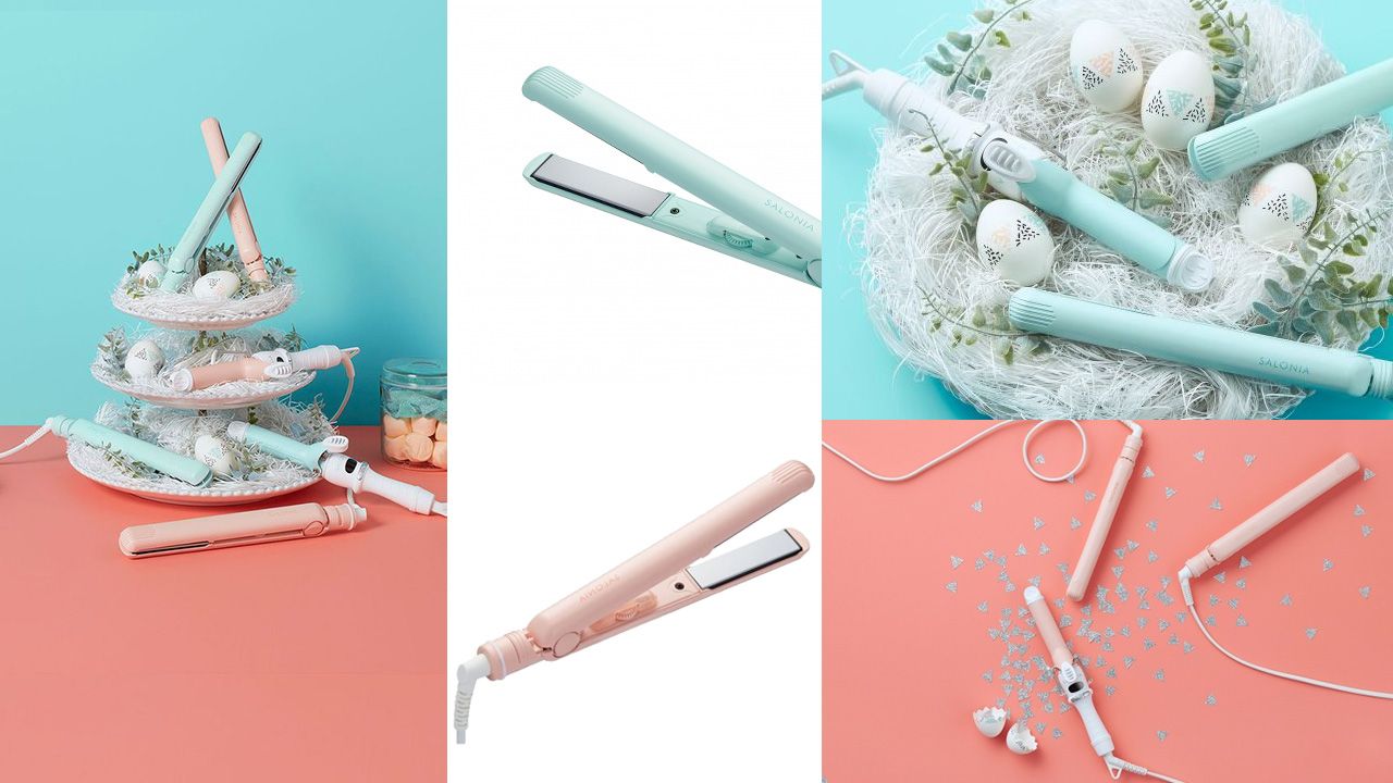 日本SALONIA推出2019年春季限定色！粉色系直髮夾及捲髮器