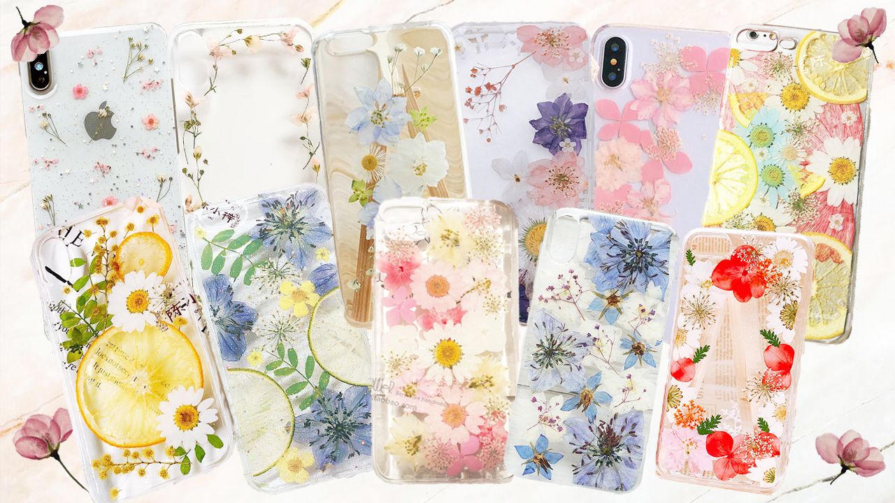 【淘寶】精選15款iPhone押花電話殼！浪漫粉色系！春天為手機打扮得清新甜美！