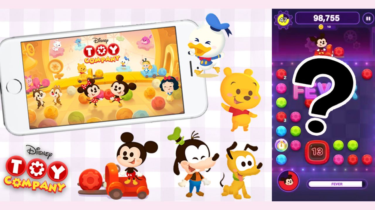 迪士尼新手遊預告！可愛Q版畫風！約40個人氣角色！收集彩色玩具積木！