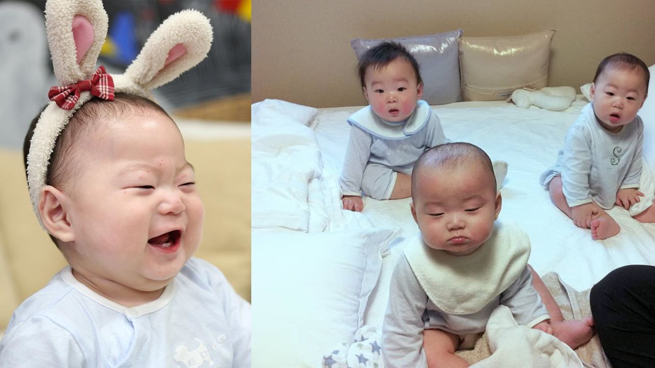 大韓民國萬歲7歲生日快樂！一次過睇三胞胎3個可愛成長階段！