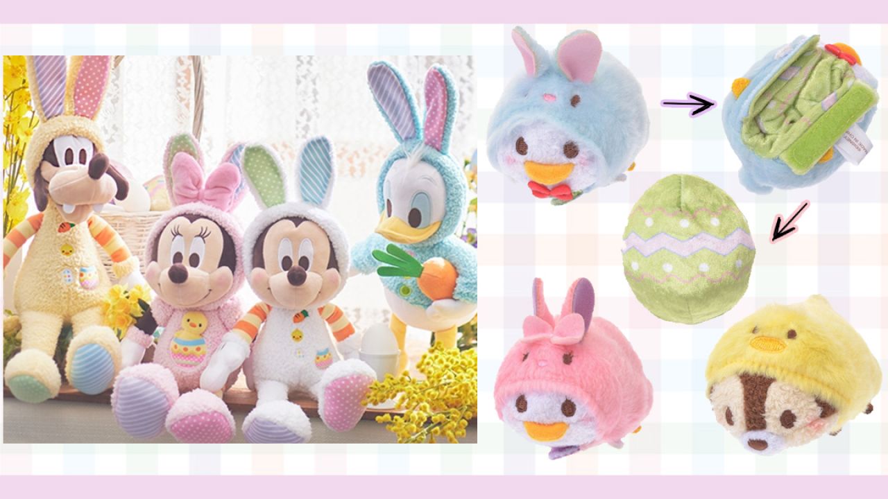 日本迪士尼新推復活節主題公仔！糖果色兔兔造型！TSUM TSUM 變身復活蛋！
