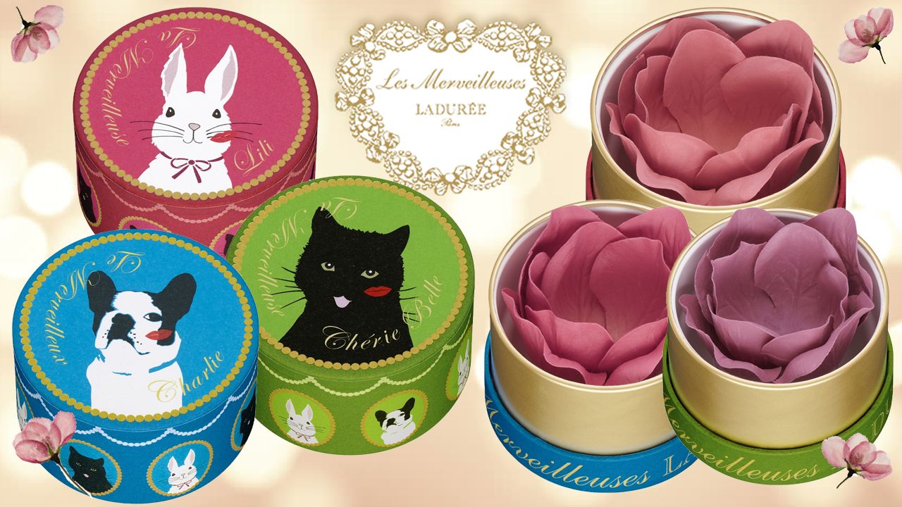 Les Merveilleuses LADURÉE新推迷你玫瑰胭脂！限量3款新色！可愛小動物設計！