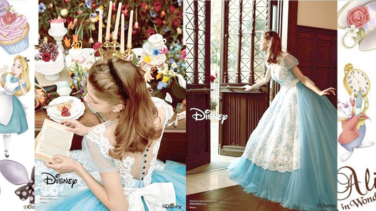 超美Alice夢幻婚紗！日本Kuraudia將推出「愛麗絲夢遊仙境」主題婚紗禮服！