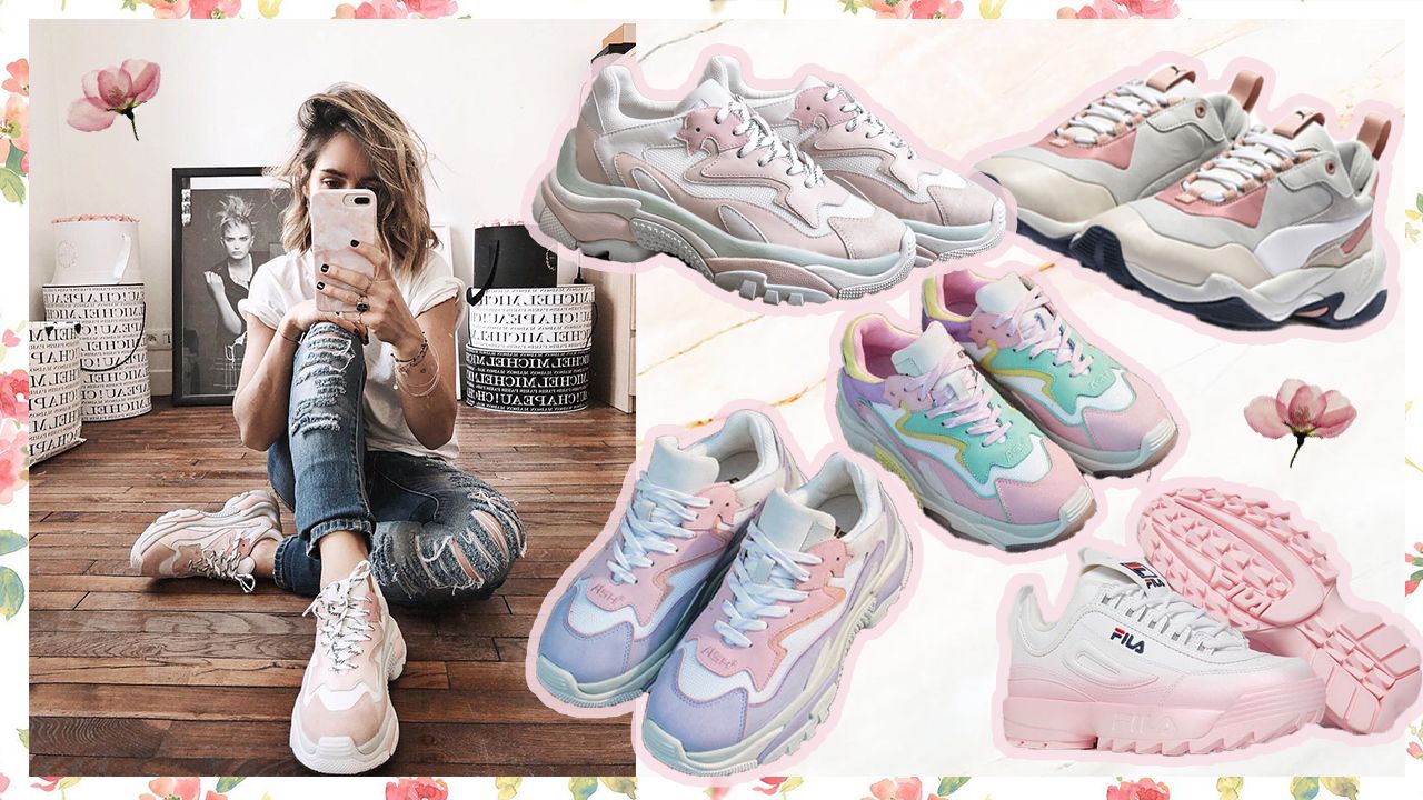【波鞋2019】意大利品牌ASH夢幻糖果色新品！8款精選粉紅色老爹鞋！NIKE、PUMA、FILA！