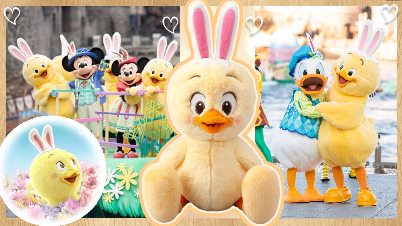 日本迪士尼春季新角色！傻萌「兔耳小雞」！復活節超人氣登場！