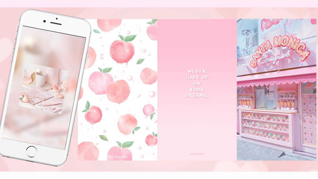 【手機wallpaper】超過30款粉色系手機桌布合集！充滿少女氣息！看著就有好心情！