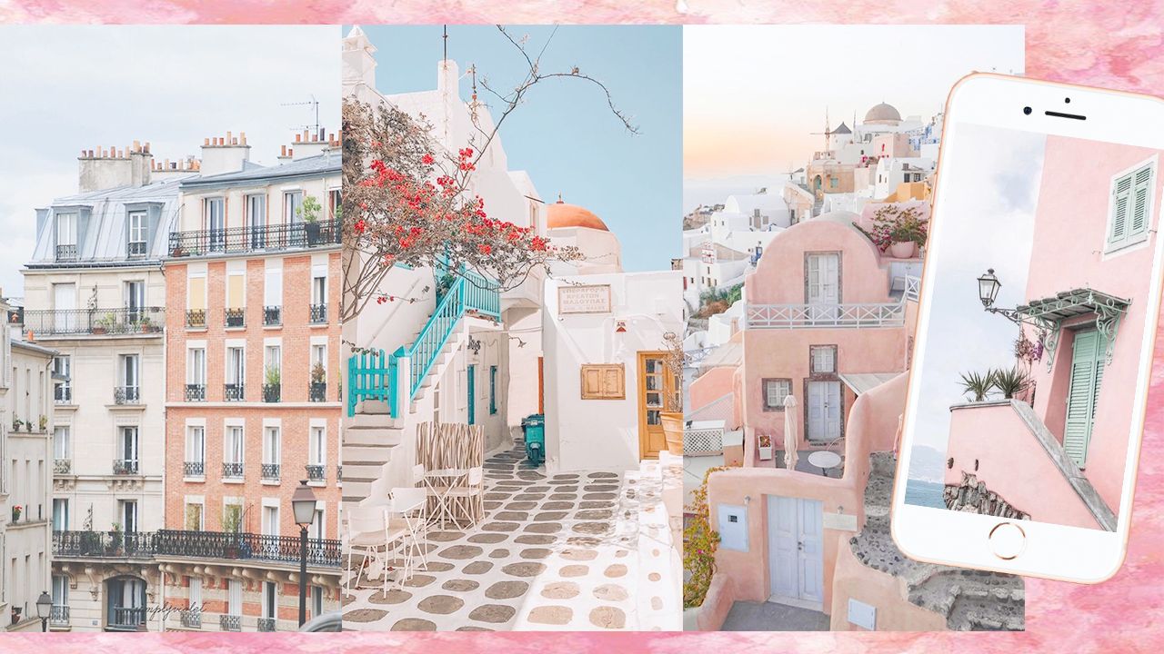 【手機wallpaper】治癒心靈！精選30款旅行風手機桌布！浪漫巴黎、粉色意大利！