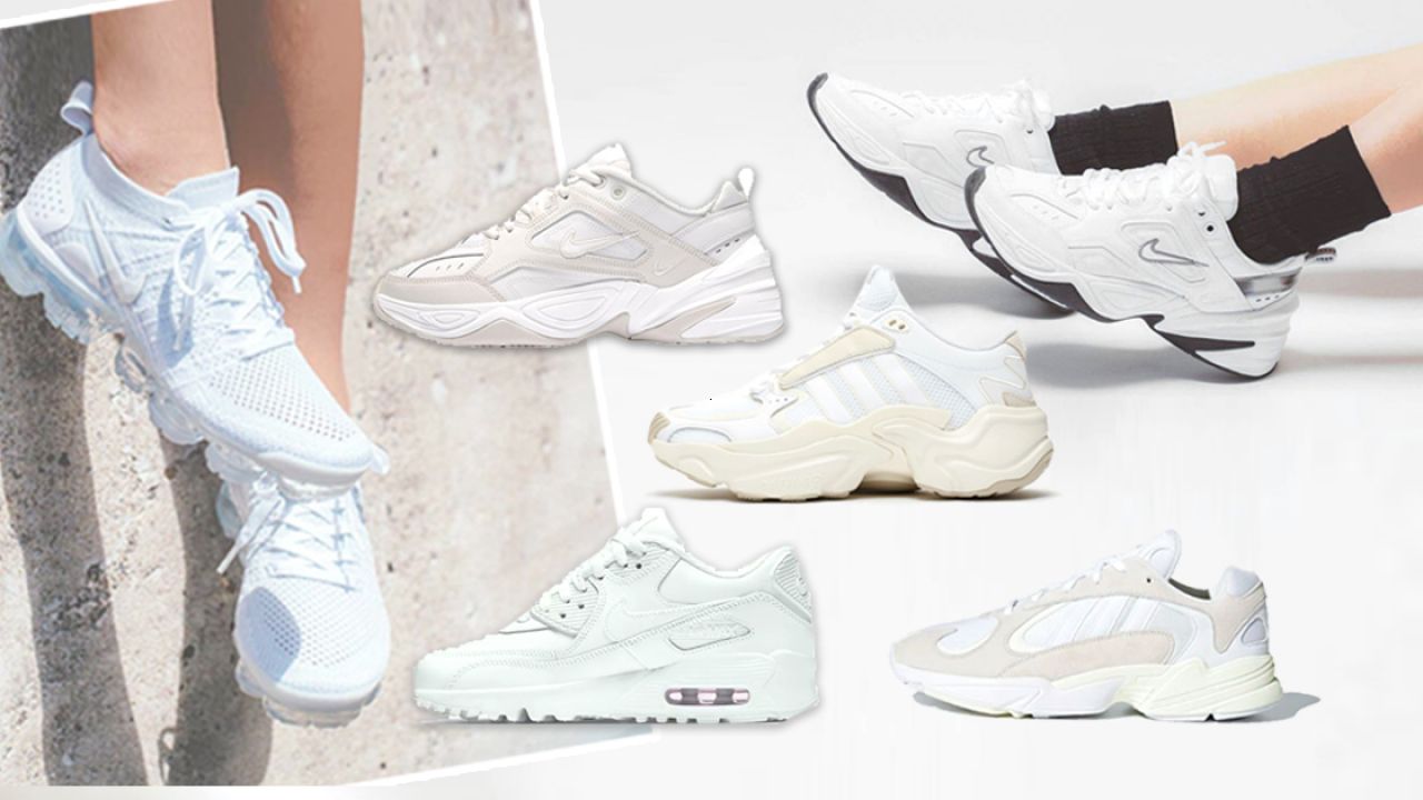 【波鞋】7款大熱白色波鞋！時尚百搭單品！Nike M2K Tekno、adidas YUNG-1