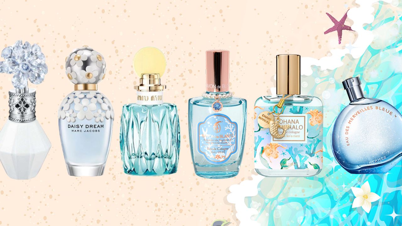8款夢幻淡藍色瓶身香水合集！清爽肥皂、花果香！散發春夏氣息！