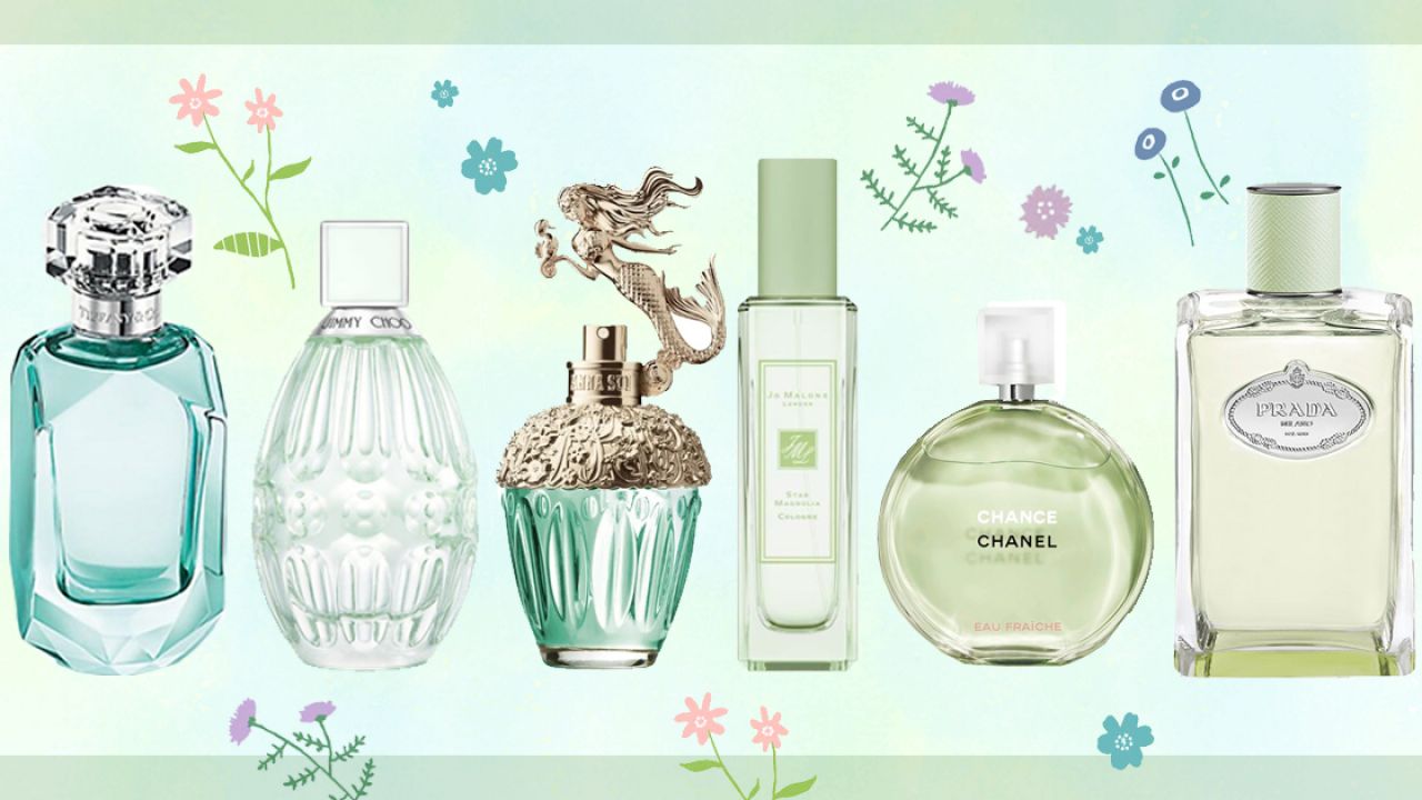 【香水】8款「清透淡綠色調」香水合集！淡雅花瓣香味！充滿春夏氣息！