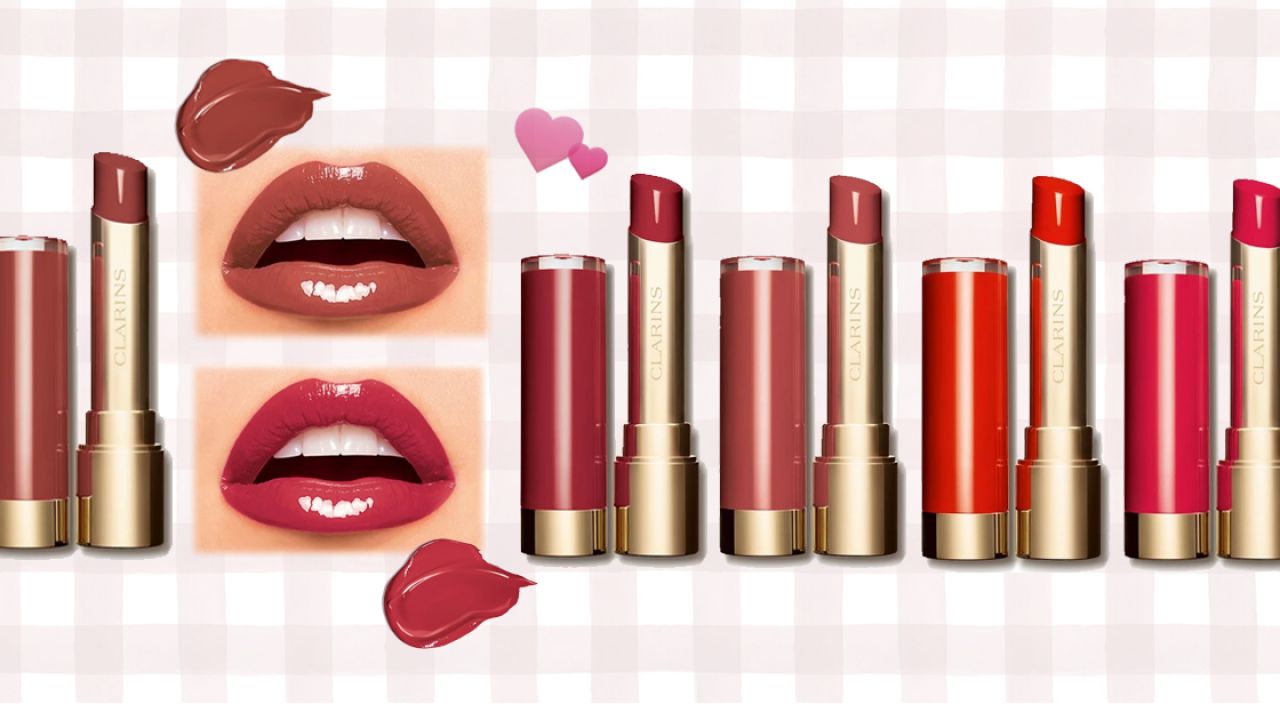 美國CLARINS推出全新8色唇膏！潤澤漆光唇妝！知性奶茶色、活力橙紅！