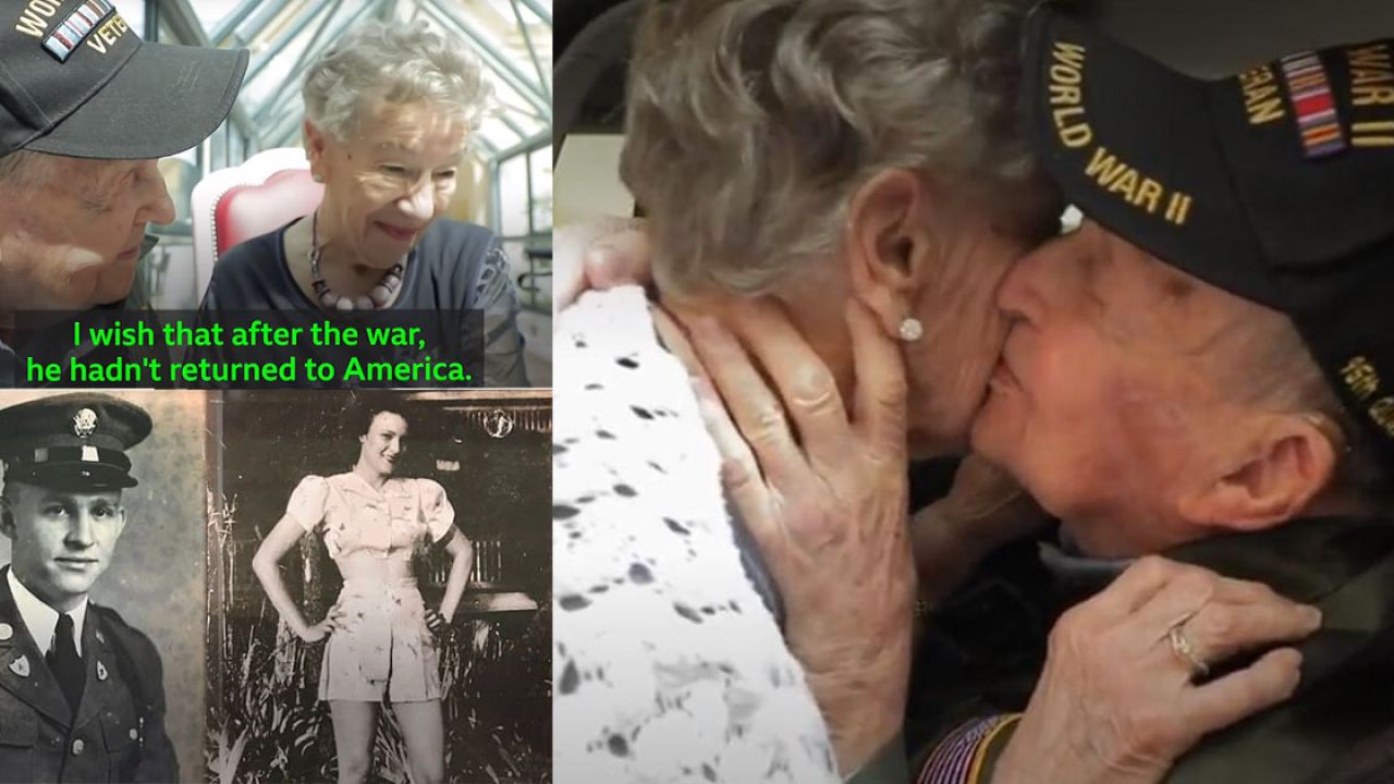 一直保存你的照片，只為兌現當年承諾  老兵75年後終重遇當年異國女友：「我一直都愛你」