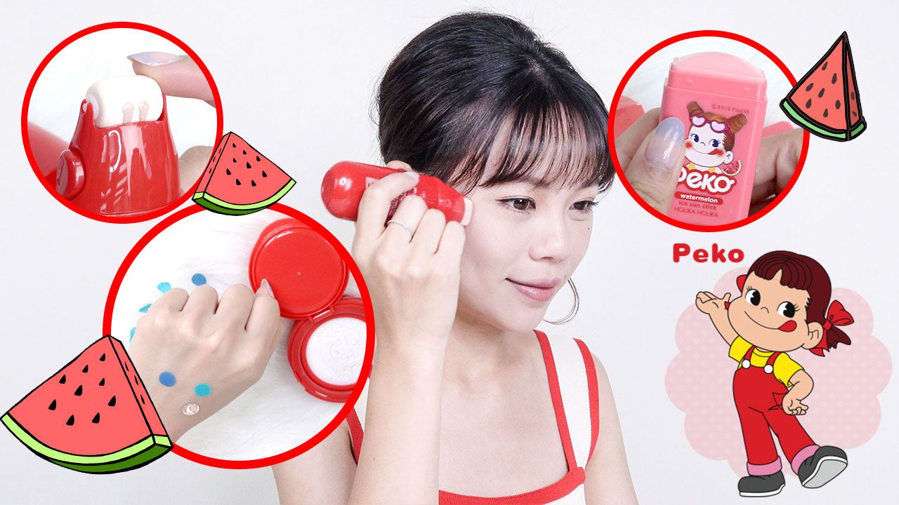 【夏日防曬】韓國HOLIKA HOLIKA牛奶妹防曬系列！經典可愛包裝！Cusion、防曬棒、 滾輪BB霜