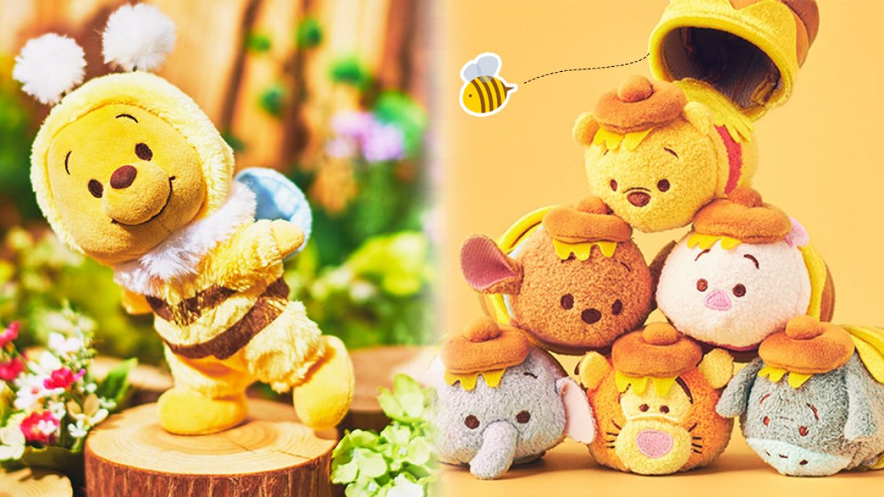 慶祝8月3號小熊維尼蜜糖日！日本迪士尼新推多款精品！可愛蜜蜂造型！