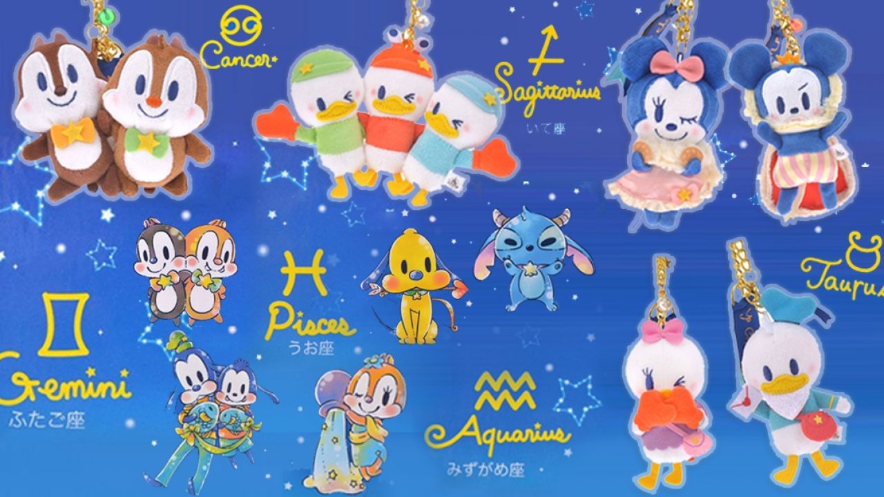 【你是哪位角色？】日本迪士尼推出12星座吊飾！Chip 'n' Dale、唐老鴨可愛造型！超搶手甚至熱賣缺貨！