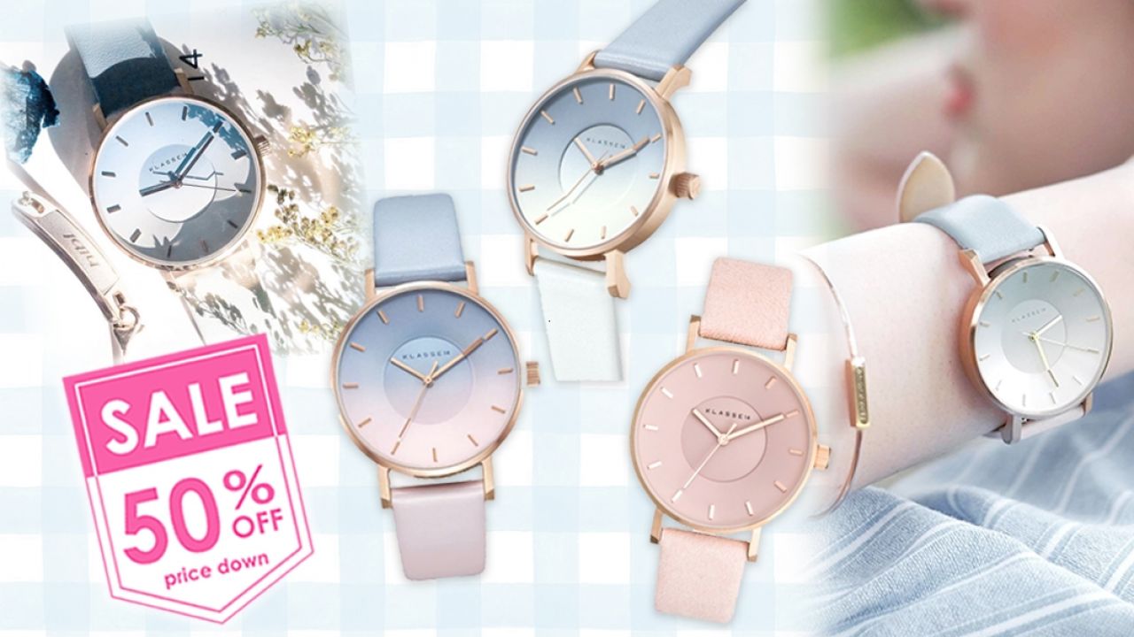 【直送香港免運費】KLASSE14 官網低至半價！意大利簡約手錶品牌！超美漸變粉藍、玫瑰金！