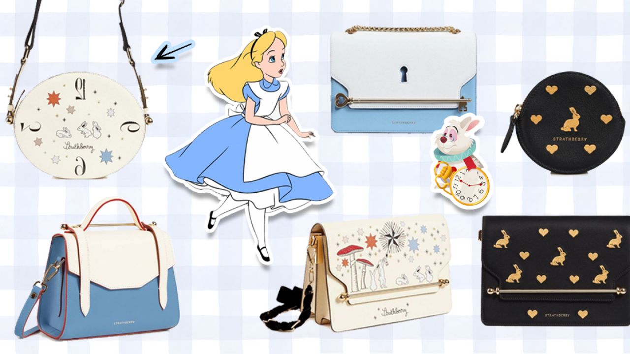 STRATHBERRY 愛麗絲夢遊仙境系列！超美兔子刺繡、鑰匙設計！經典白x天空藍！
