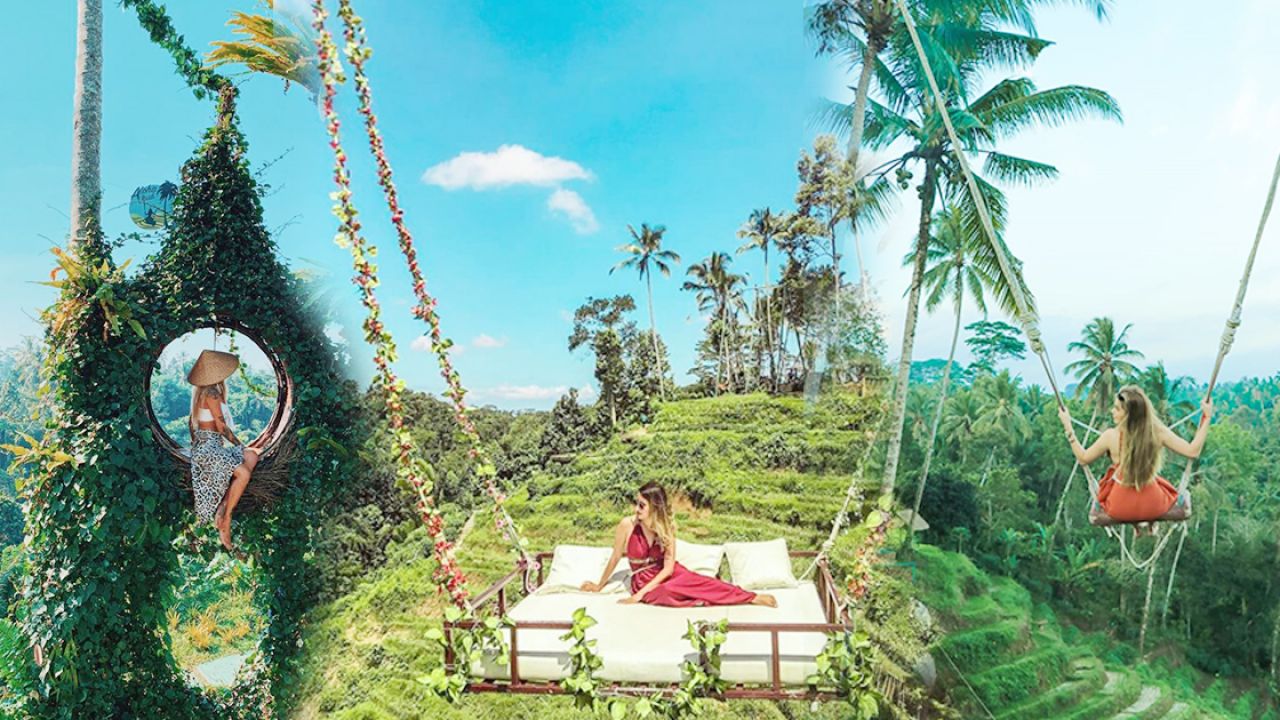 峇里島神秘小籐圈、空中沙發床、飛天鞦韆！ 拍出「田園風」旅遊美照！
