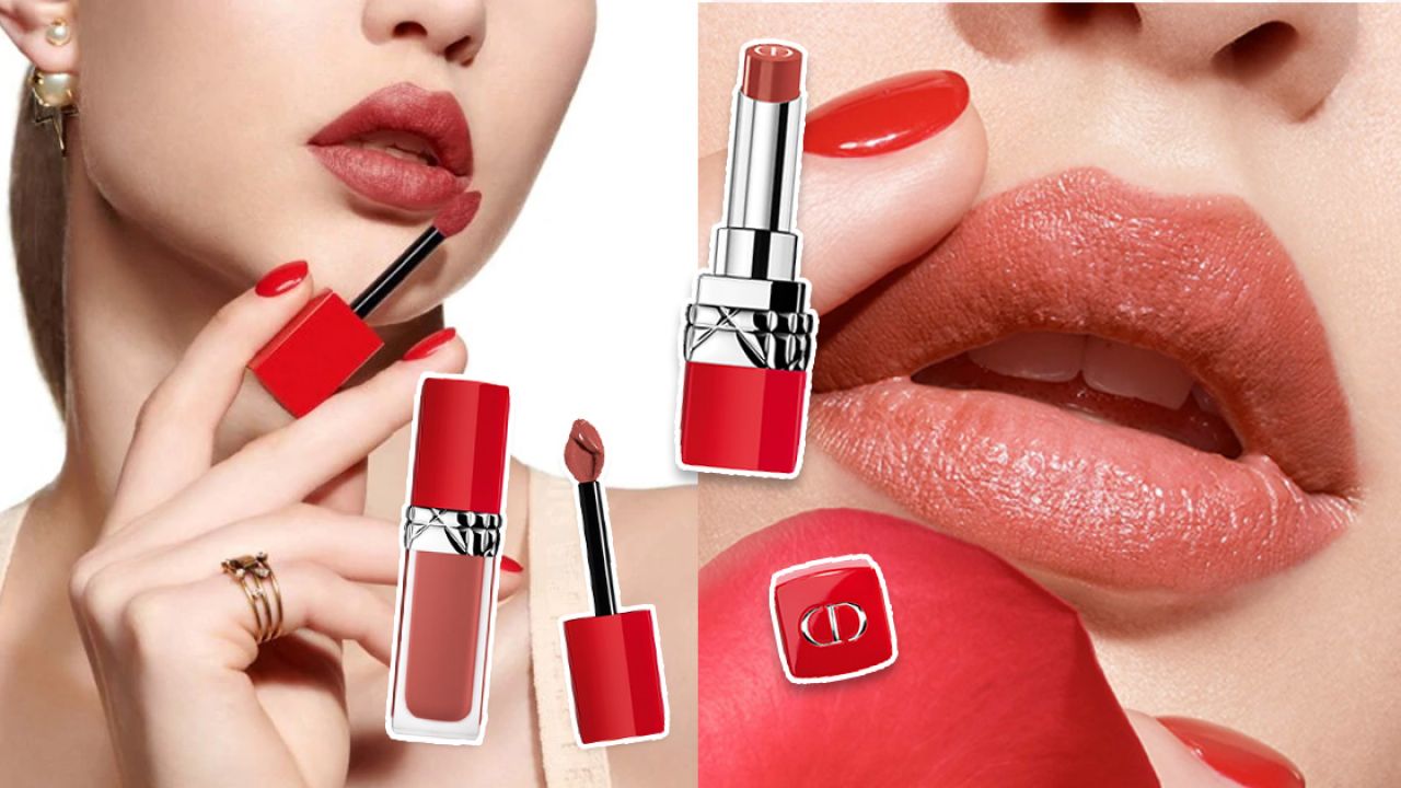 Dior新推傲姿修護唇妝系列！經典正紅色x霧面瓶身！推介 #808 荔枝粉紅色！